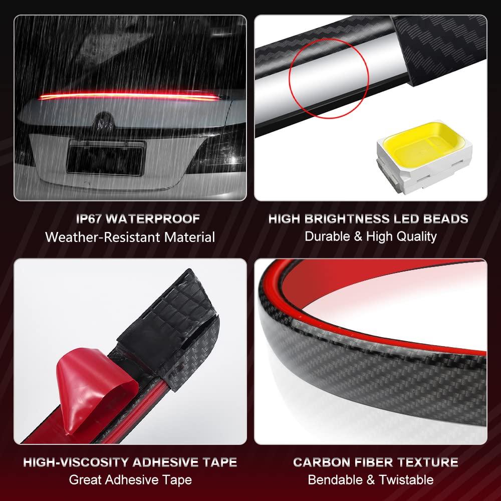 LED Spoiler - Universal Rear Lip Kit
